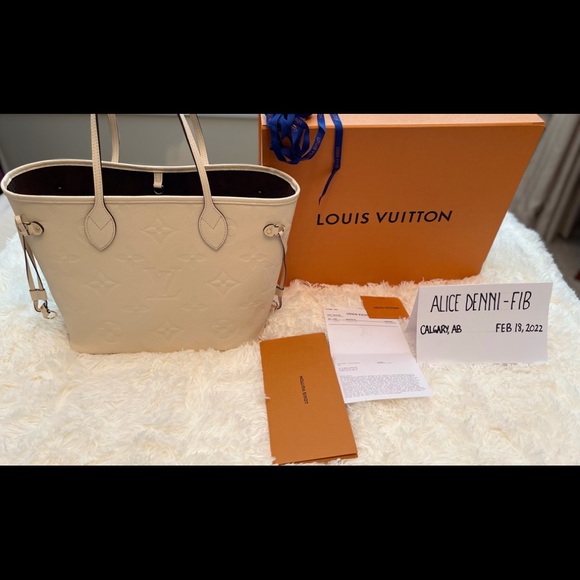SOLD….. SOLD……LOUIS VUITTON NEVERFULL MM EMPREINTE EMBOSSED - Picture 5 of 11